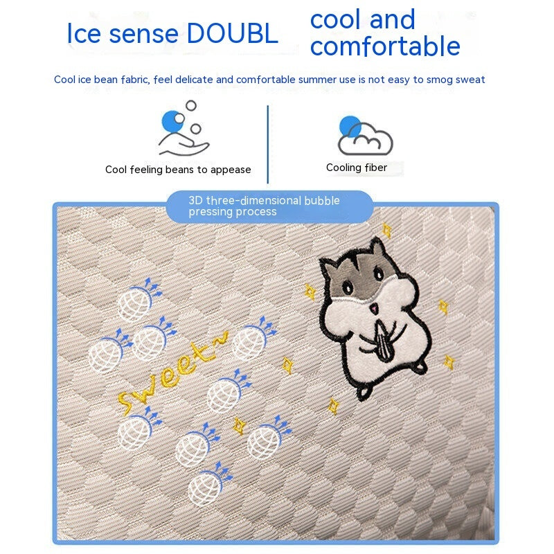Summer Cool Ice Bean Lumbar Support Pillow