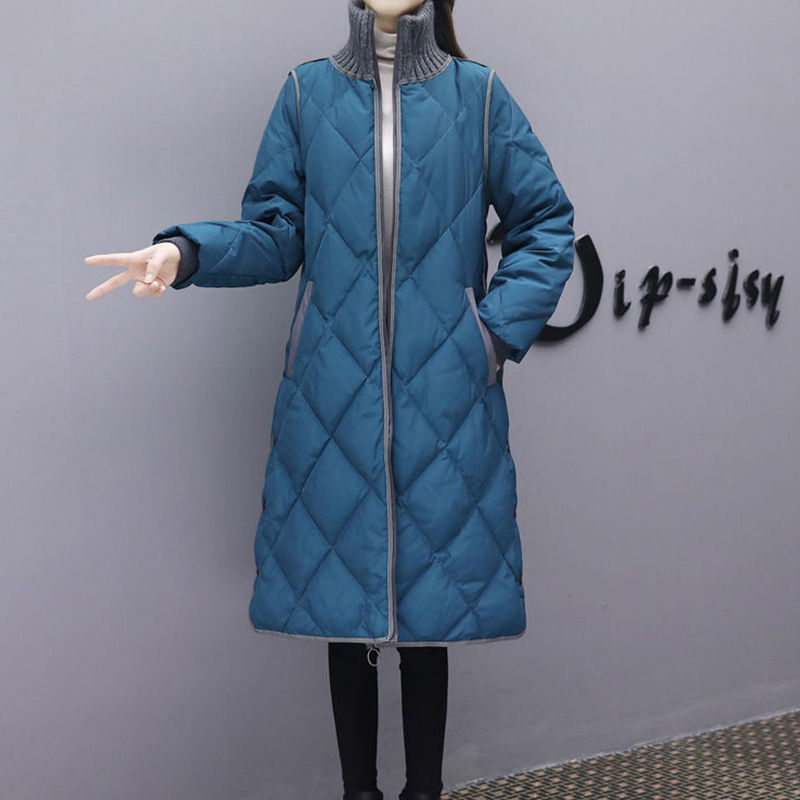 Women's Loose-fitting Mid-length Knee-length Fashion Cotton Jacket