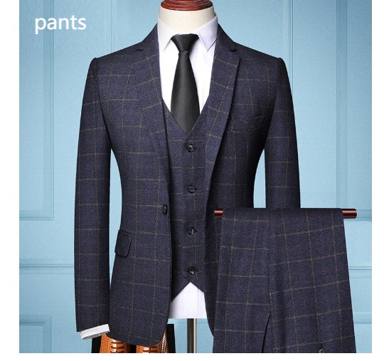 Three-piece suit for men