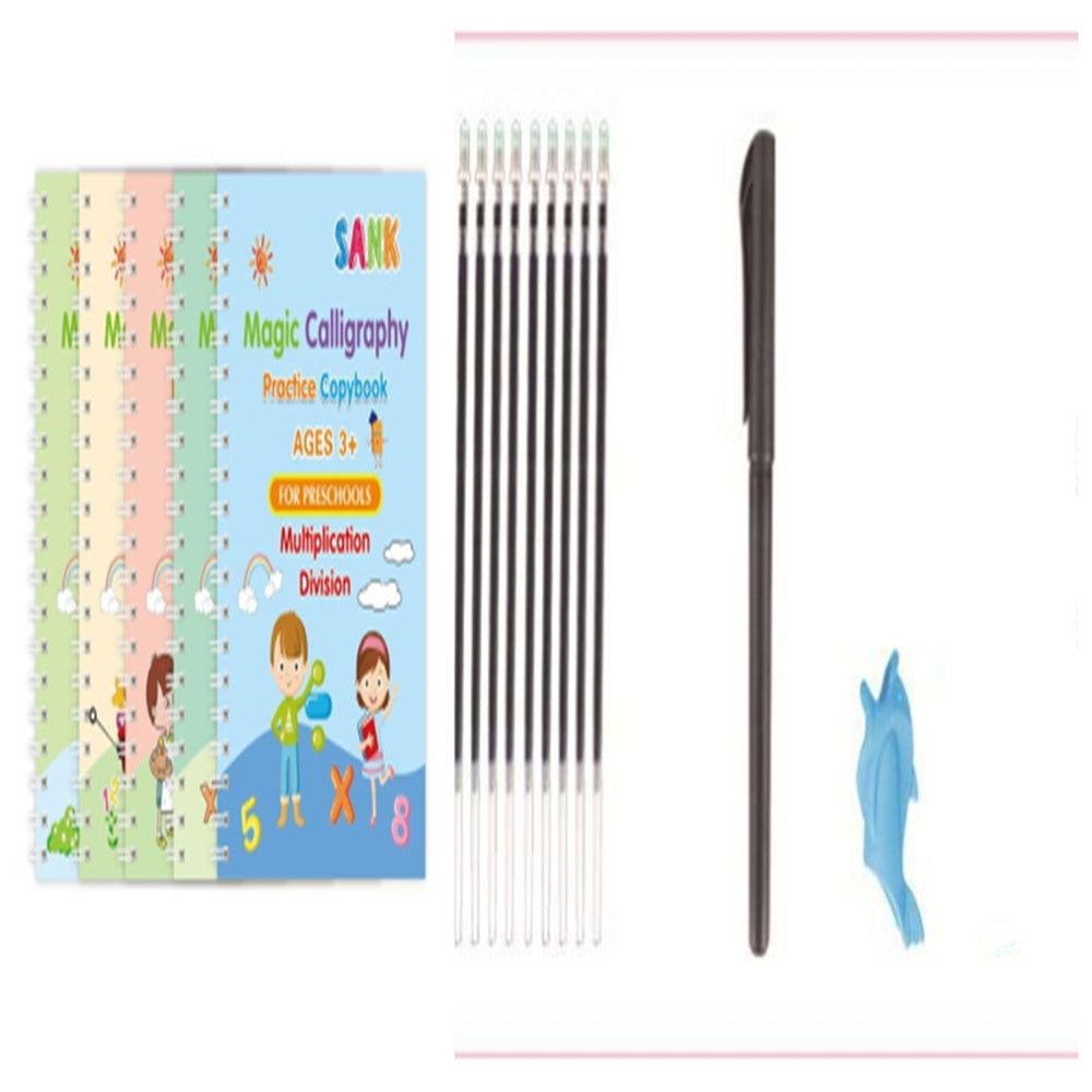 English Version Children's Pen Control Training Groove Calligraphy Practice Board