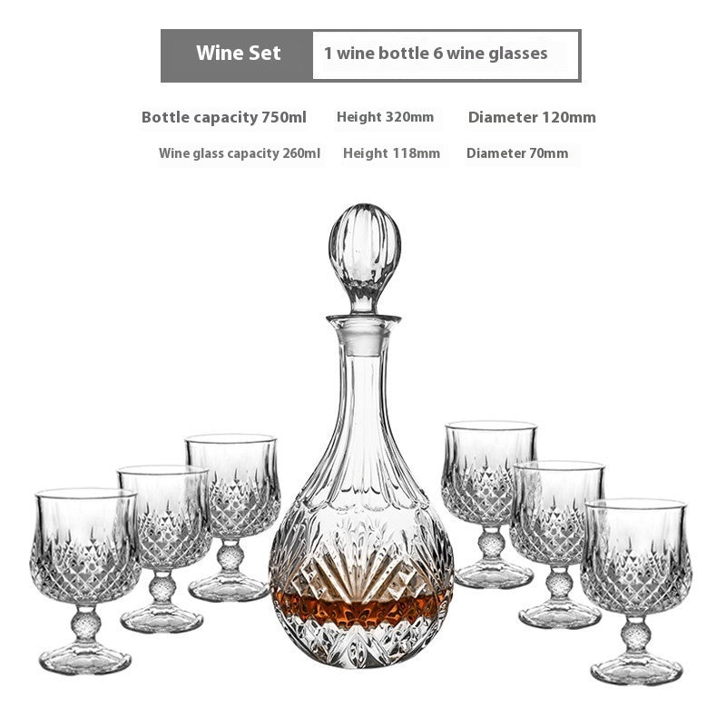 Creative Whiskey Liquor Glass Suit