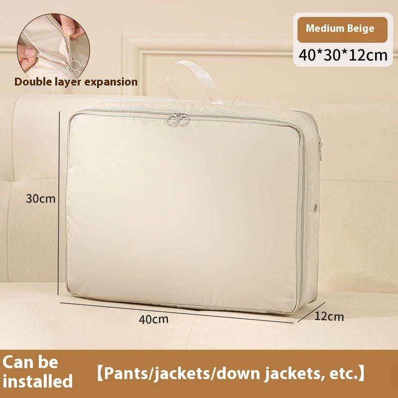 Cotton Quilt Compression Storage Bag Household Large Capacity Organizing Folders