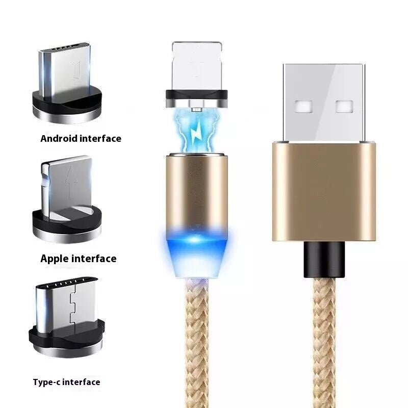 Magnetic Three-in-one Fast Charge Data Cable