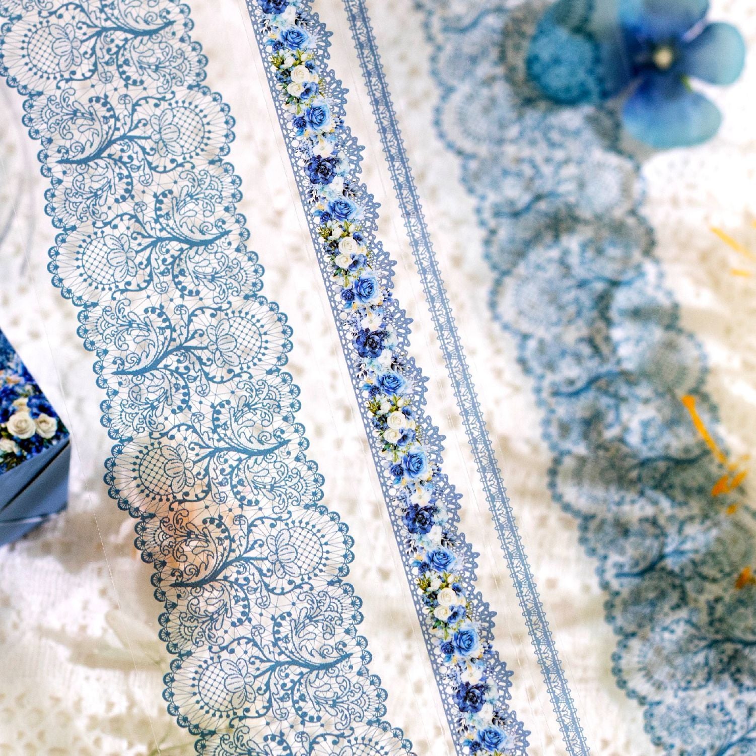 Flower Season Series Lace Hand Account DIY Decorative Stickers