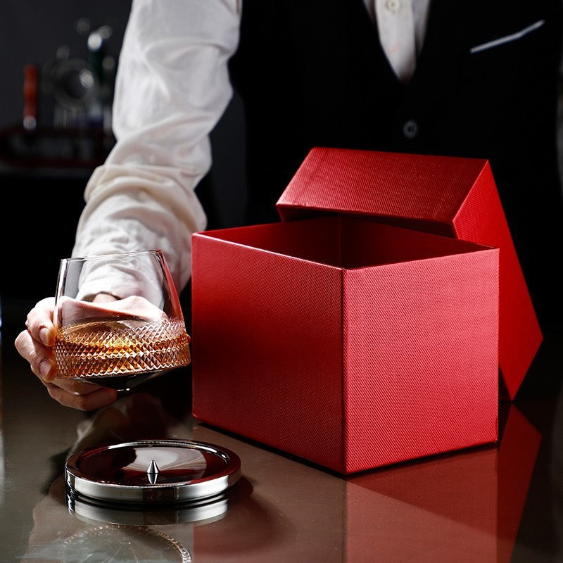 Household Fashion Rotating Cup Whiskey Glass