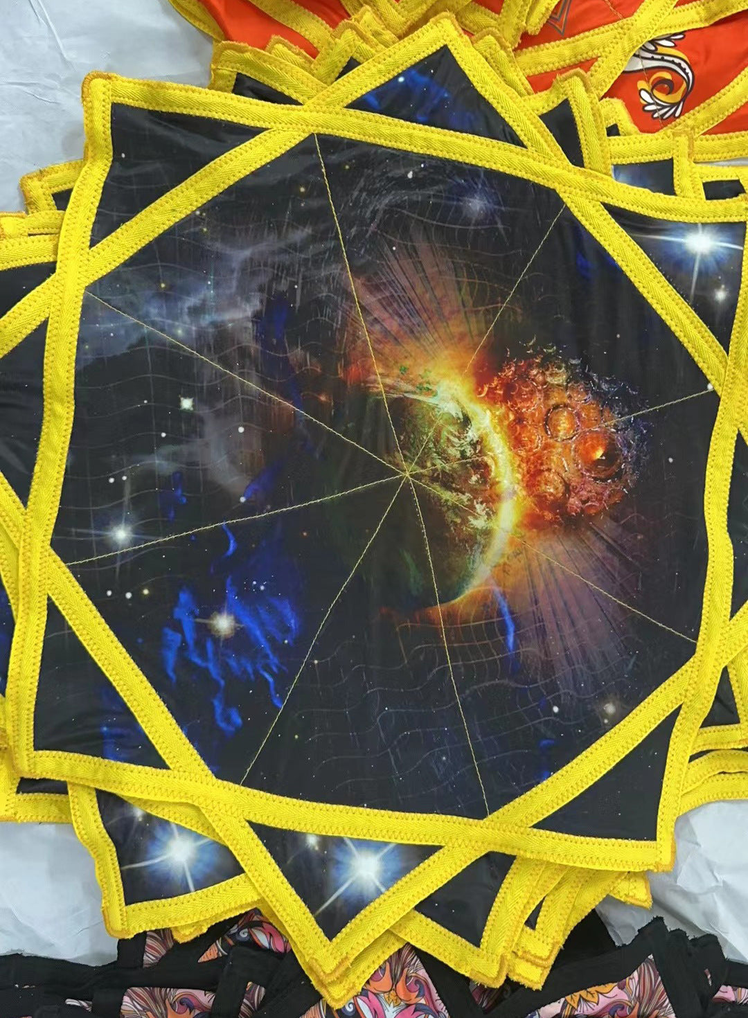 Handkerchief Lycra Cloth Flower Like Handkerchief