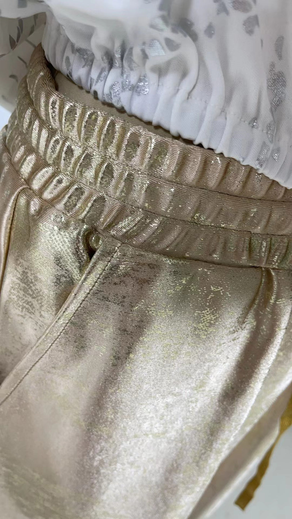 Evil Eye Bronzing Top And Trousers Suit