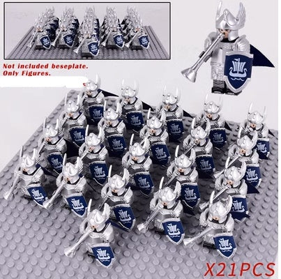 Soldiers Put Together Regimental Battle Blocks