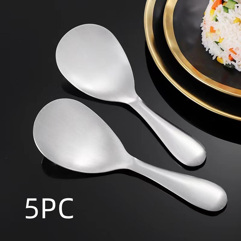Stainless Steel Meal Spoon Long Handle Large Household