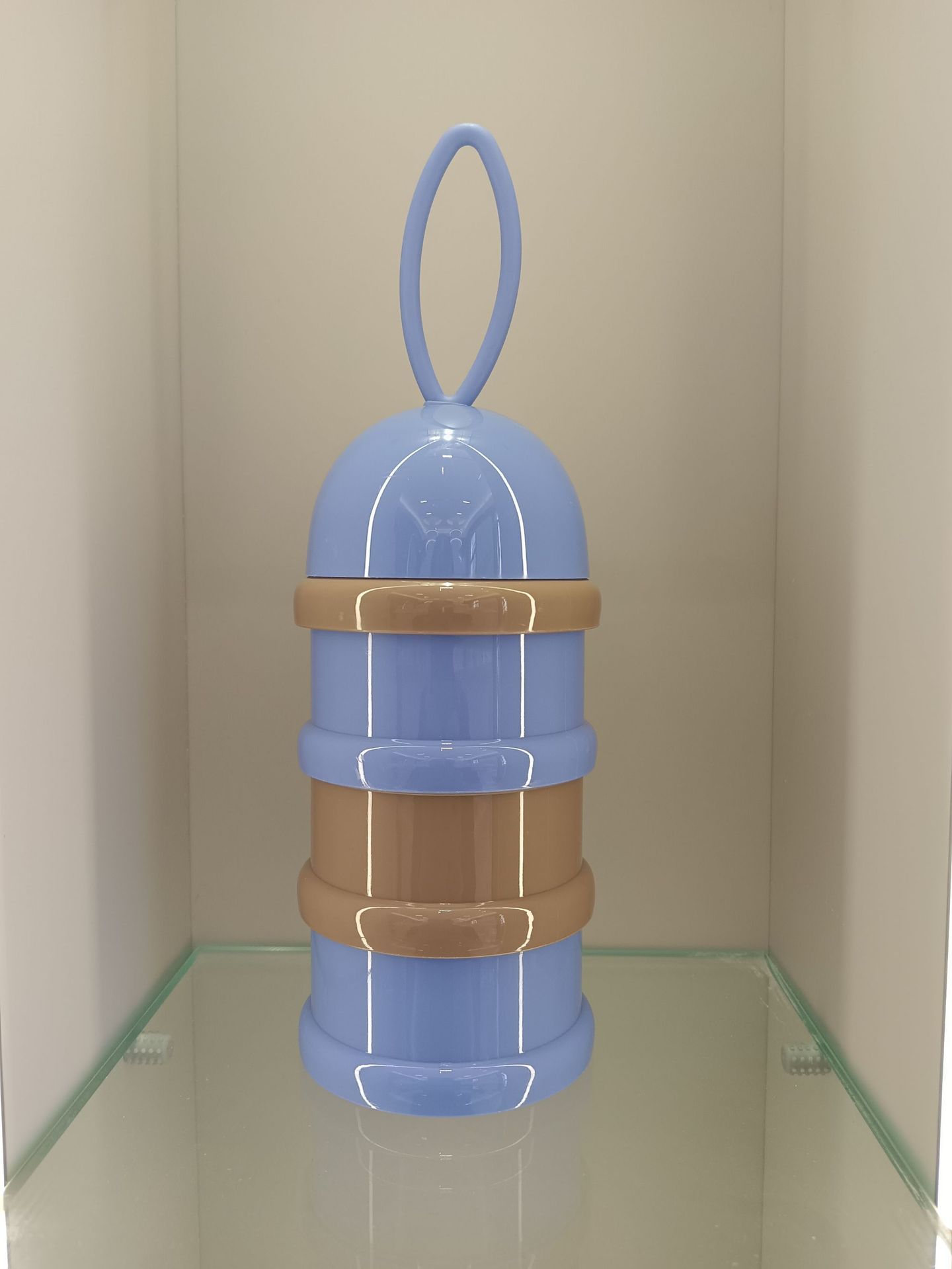 Colored Baby Three-layer Milk Powder Boxes Independent Layered Milk Container