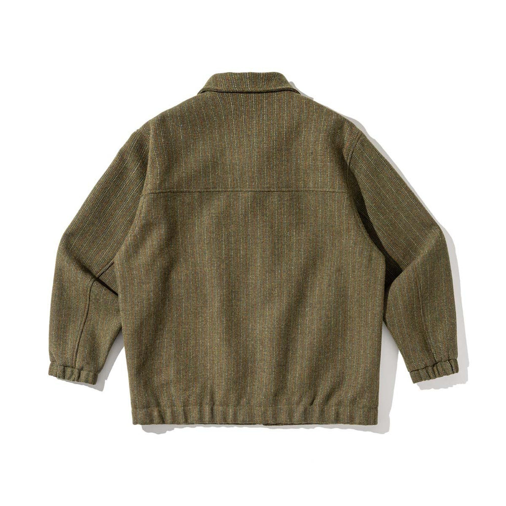 Coarse Denim Dark Stripe Casual Fashion Jacket