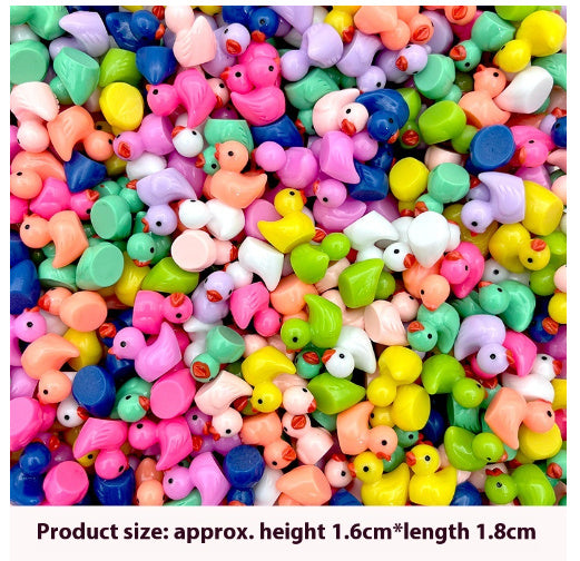 Convenience Store Box Simulation Little Duck Decoration Diy Cream Glue Accessories