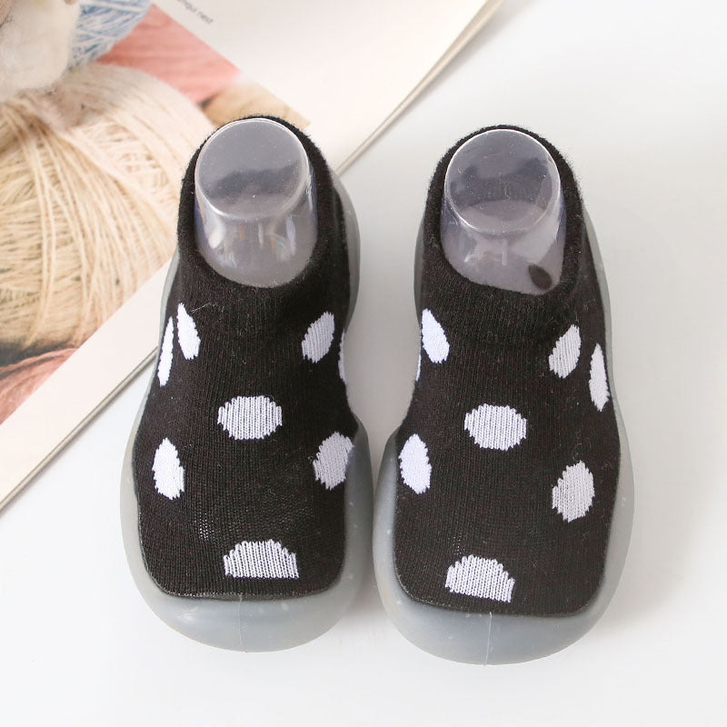 Baby Round Dot Style Comfortable Breathable Toddler Sock Shoes