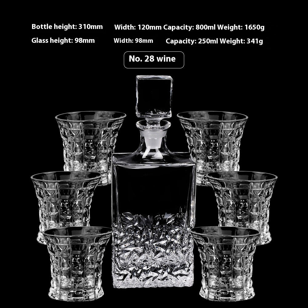 Creative Whiskey Liquor Glass Suit