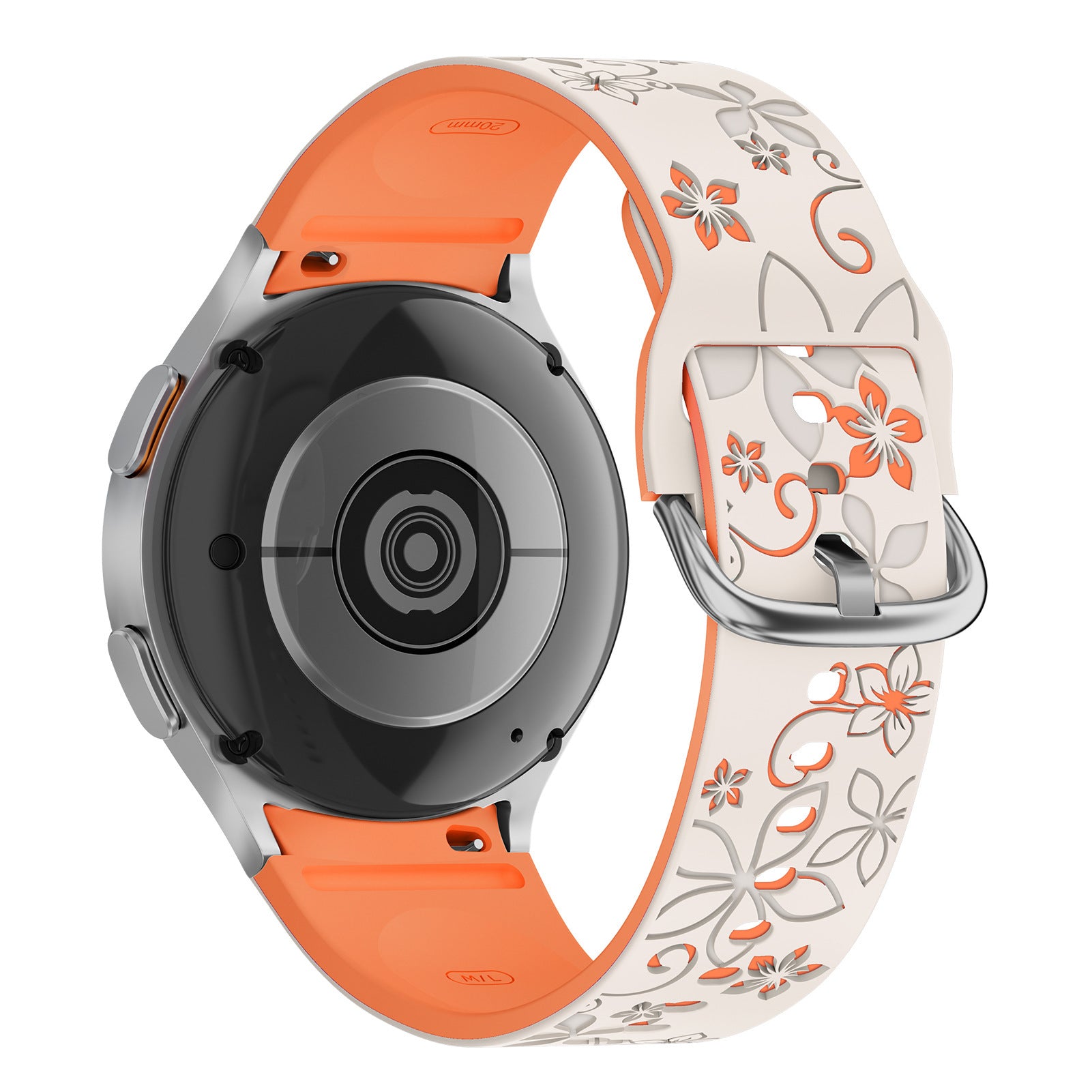 Fashion Personality Two-tone Silicon Print Strap