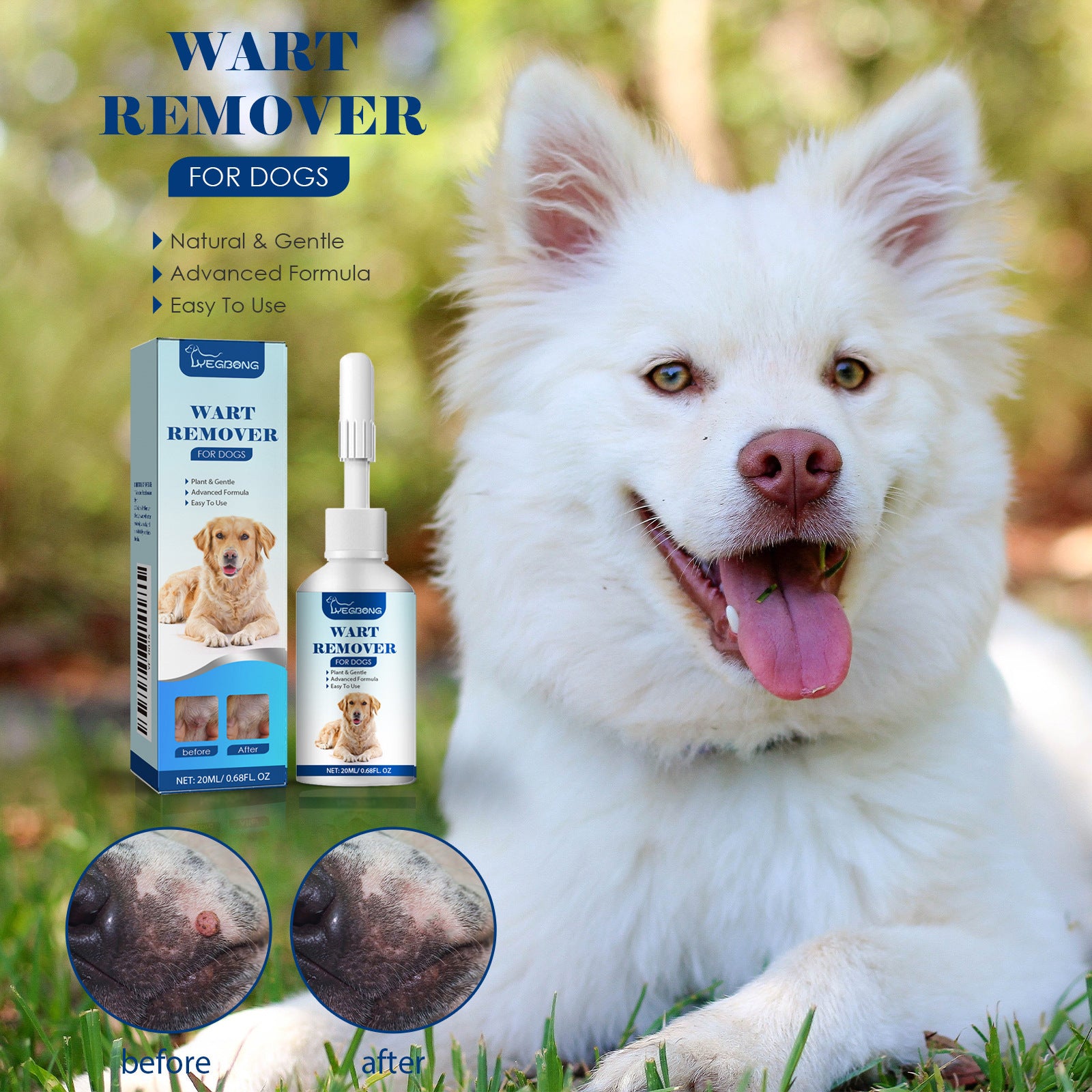 Pet Wart Liquid Skin Label Removal Flesh Bump