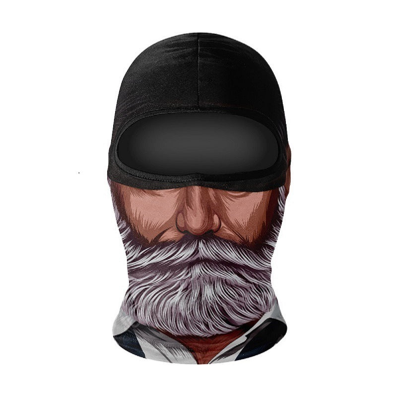 Riding Sun Block And Dustproof Hood Mask Funny Ice Feeling Breathable