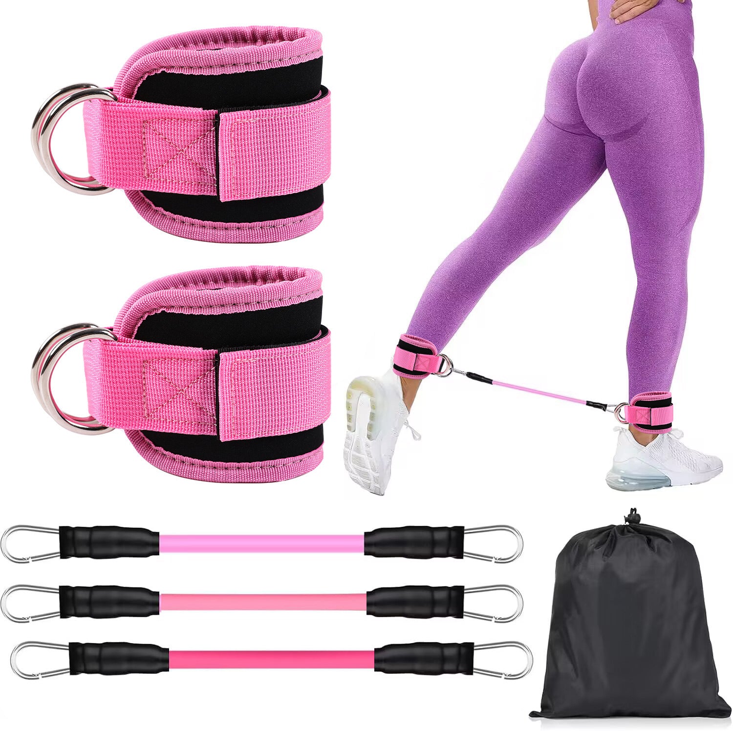 Ankle Strap Sports Protective Gear Weight Booster Stripe Ankle Ring