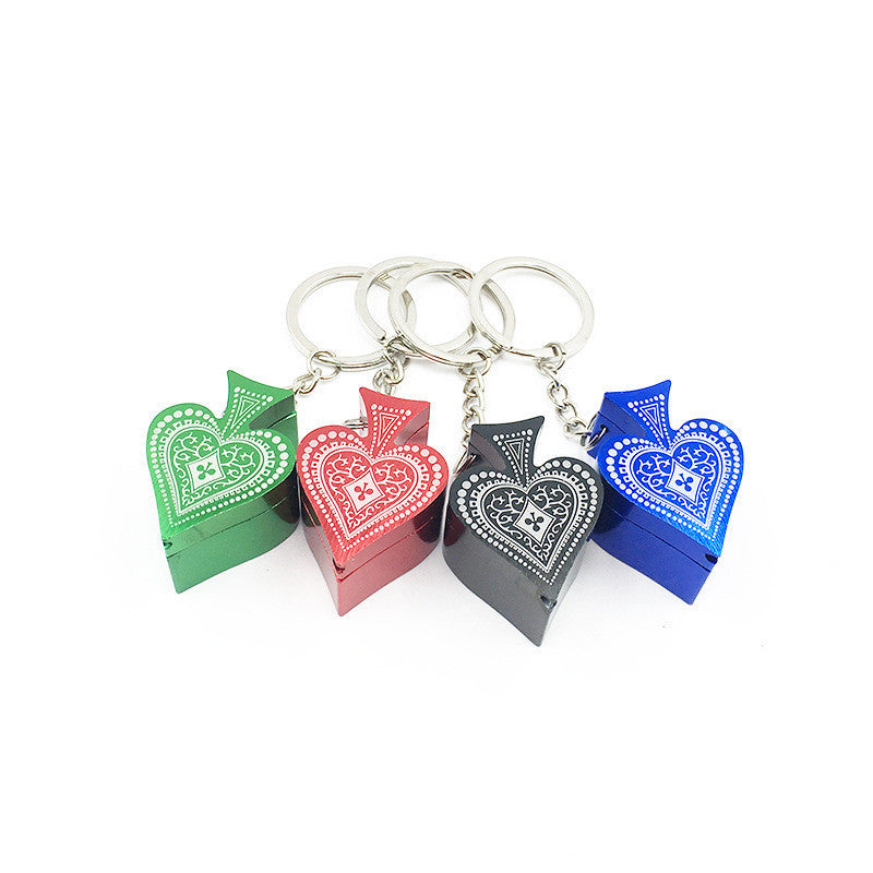 Creative Peach Heart Small Smoking Pipe Aluminum Alloy Ornaments