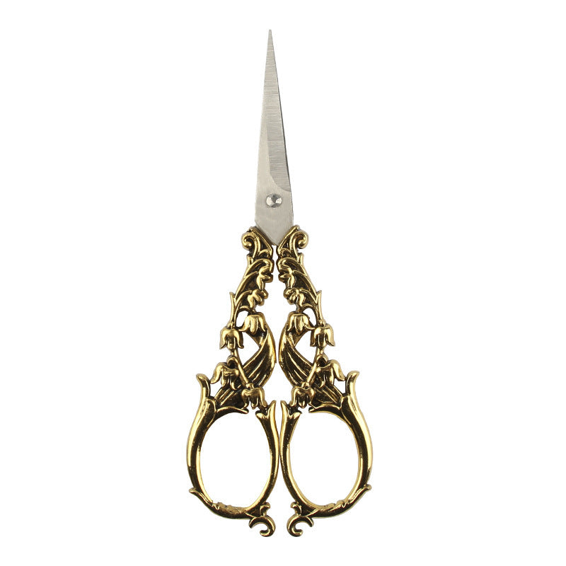 Classical Stainless Steel Bell Flower Scissors