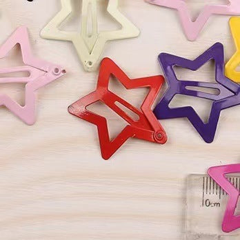 Dopamine Y2g Pentagram Hairpin Candy Color