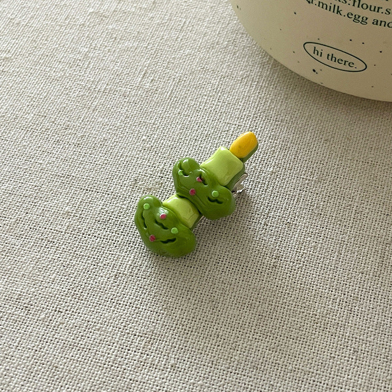 Creative Food Barrettes Seafood Funny