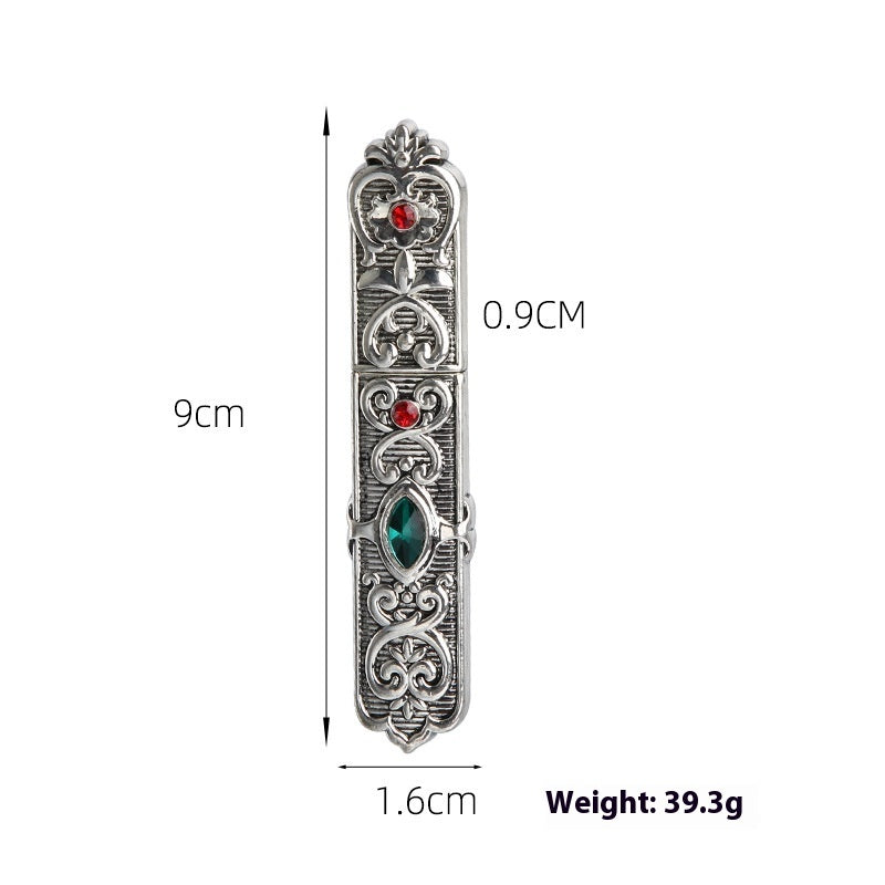 Retro Diamonds Thimble Awl Syringe