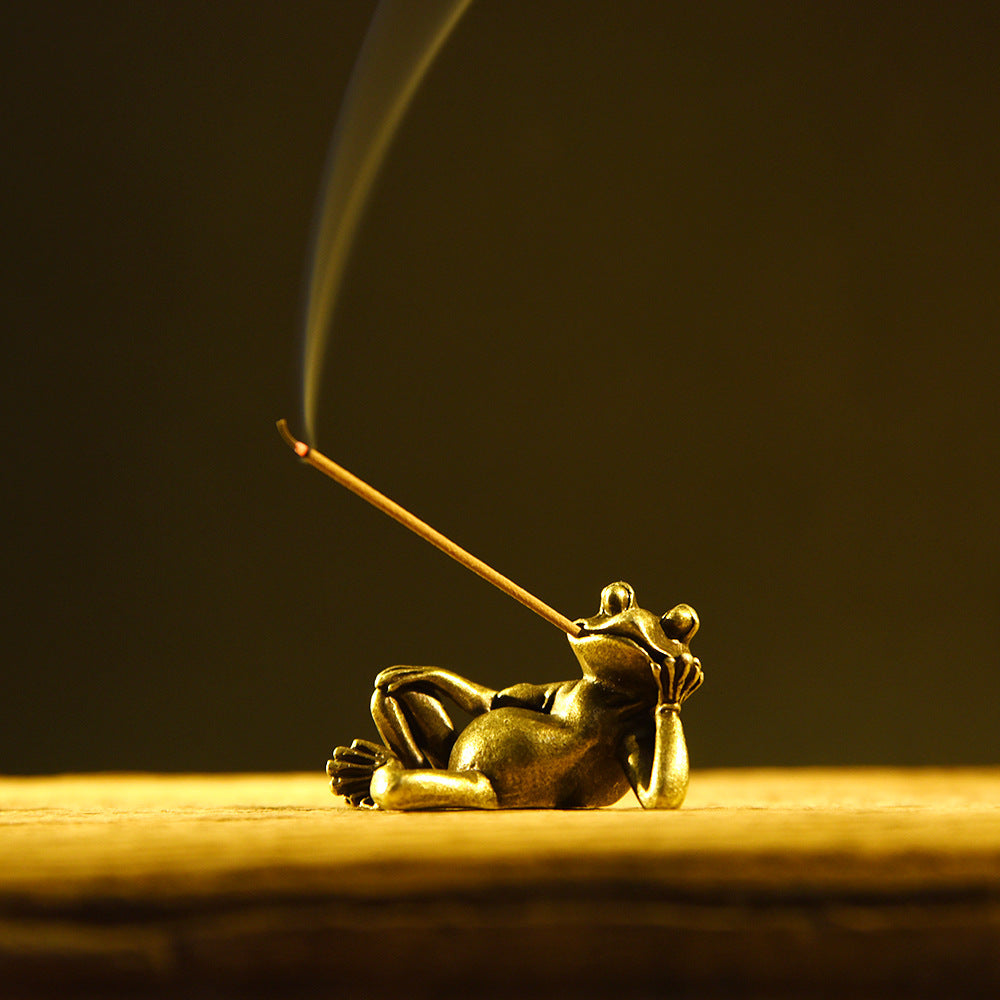 Retro Frog-shaped Ornaments Ornaments Bronze