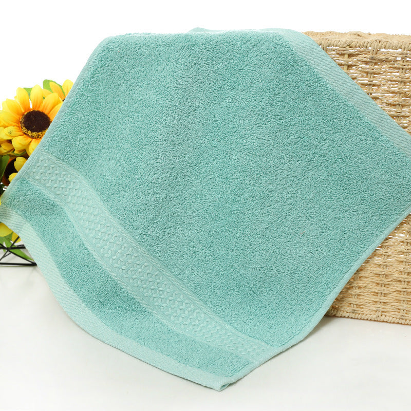 12-color Square Scarf Pure Cotton Plain Small Towel Square