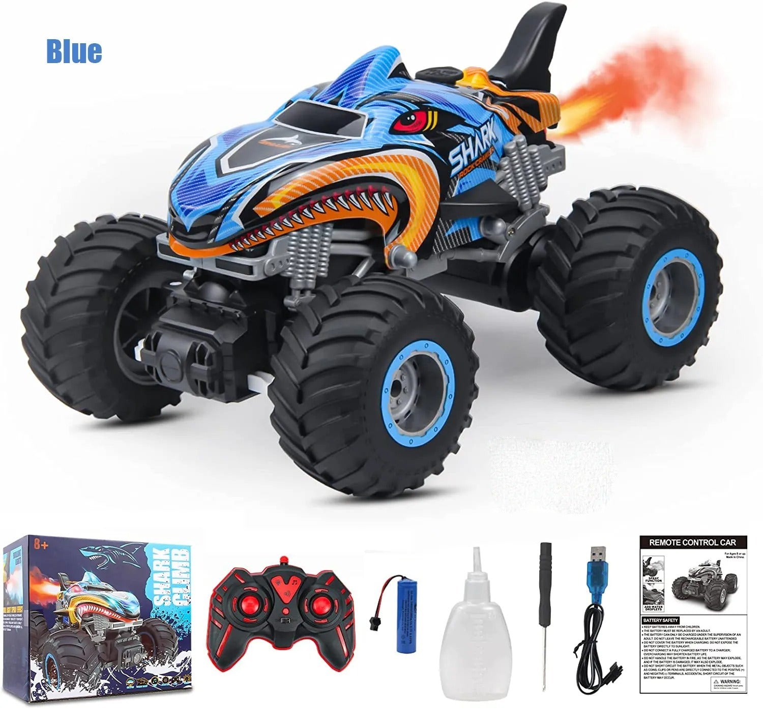Children's Fashion Spray Off-road Vehicle Water Bullet Remote Control Car Toy