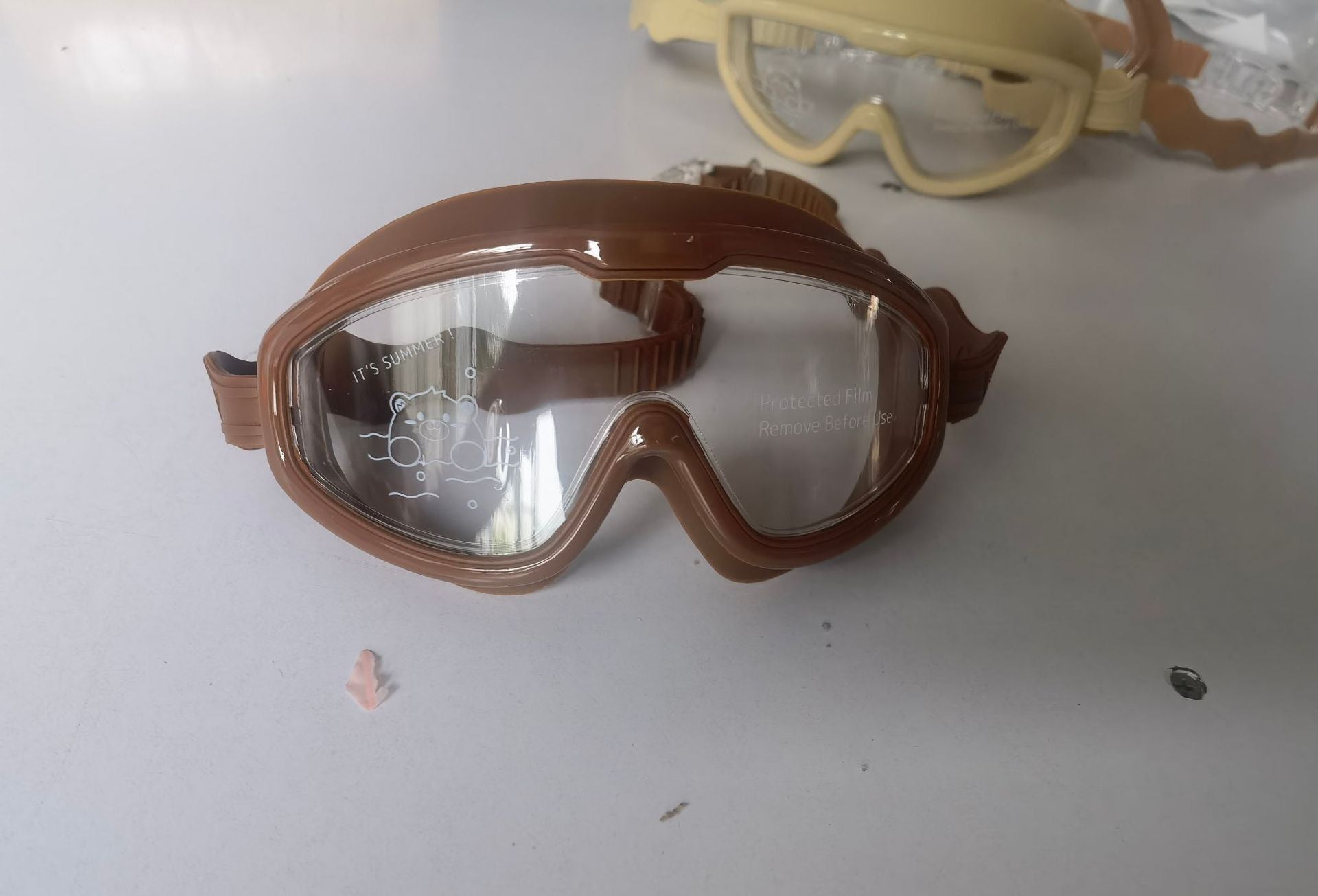 Children's Large-frame Swimming Goggles Waterproof