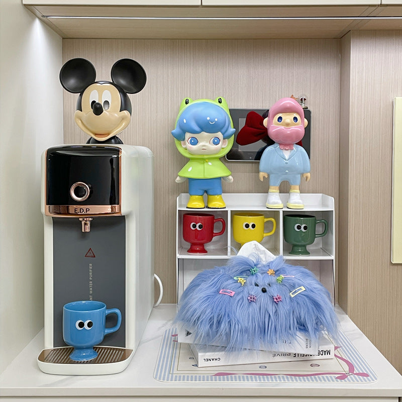 Dopamine Creative Cute Long Haired Dog Living Room Car Drawing Box