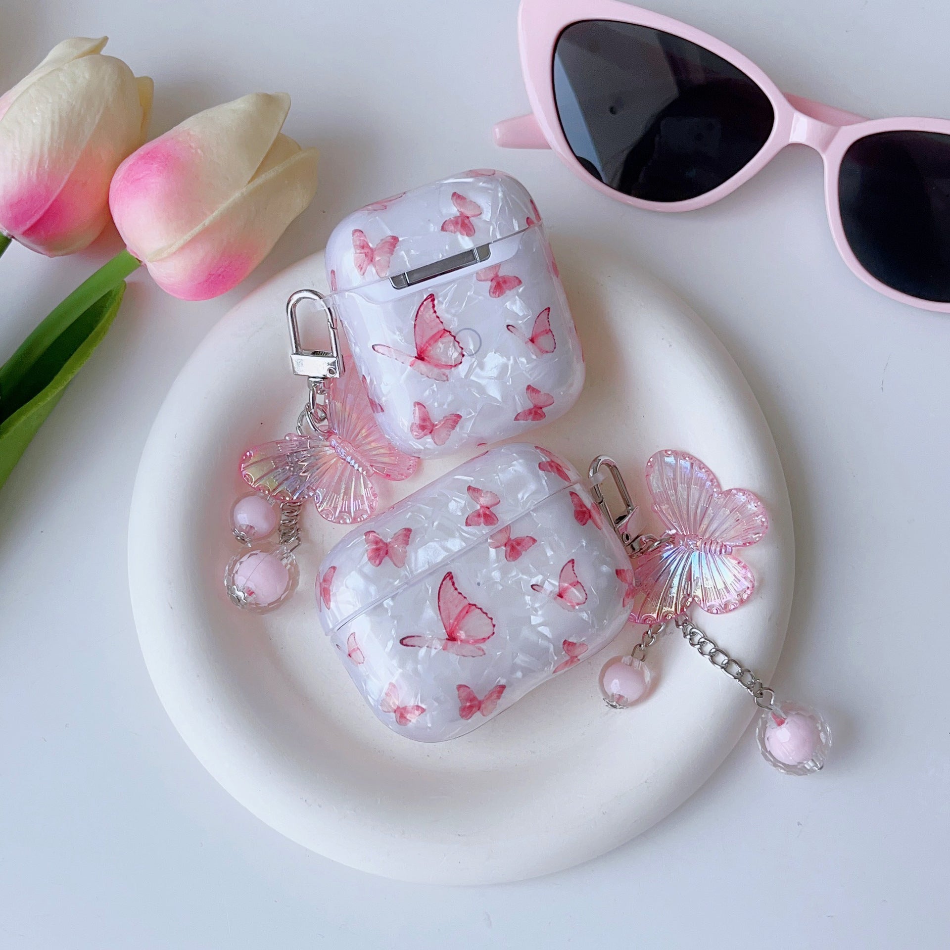 Shell Pattern Butterfly Bluetooth Wireless All-inclusive Headset