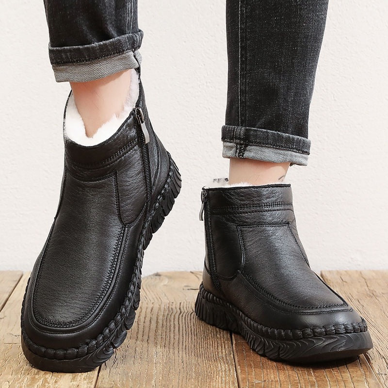 Wool Warm Male Cotton Boots High-top Thicker Non-slip Boots