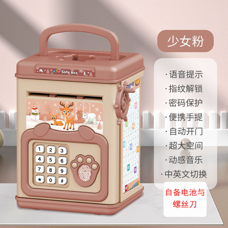 Children's Savings Bank Electric Sound And Light Fun Intelligent Automatic Money Changer