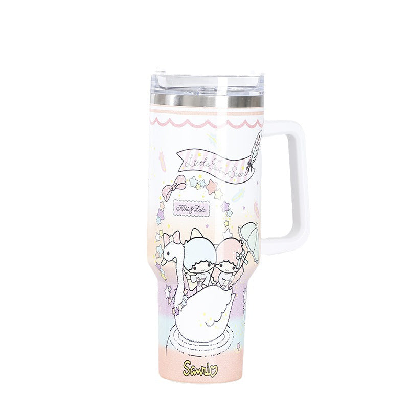 40oz Large Ice Cup Printing Handle Coffee Cup 1200ml