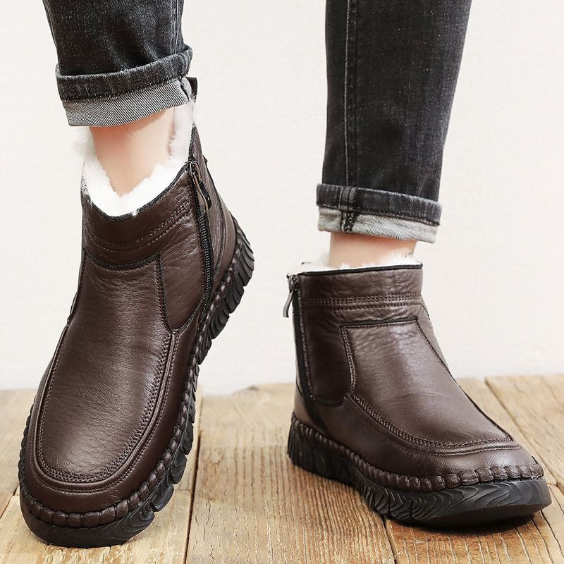 Wool Warm Male Cotton Boots High-top Thicker Non-slip Boots