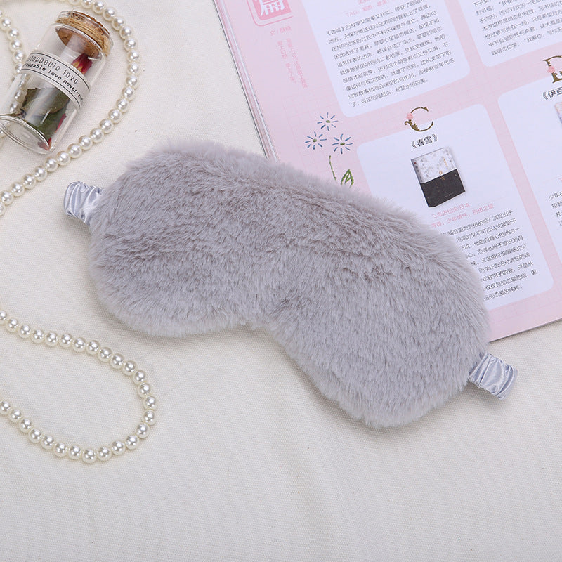 Home Fashion Sleep Plush Eye Mask