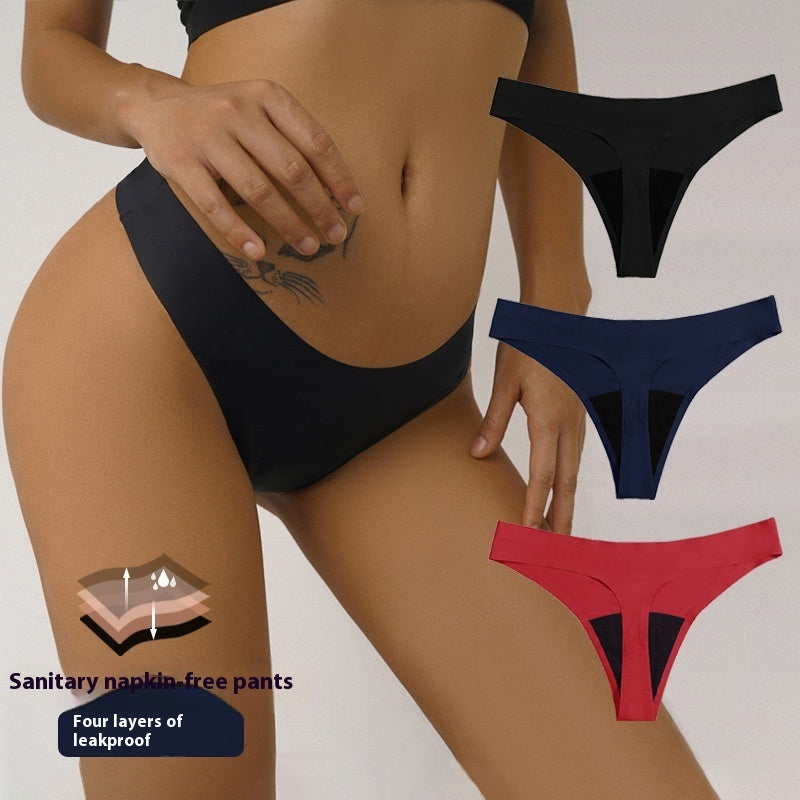 Women's Low Waist Seamless Physiological Underwear