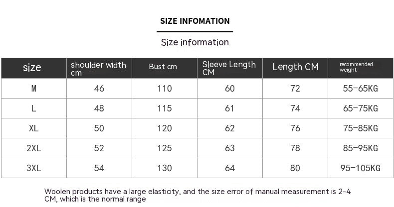 American Retro Heavy Industry Jacquard Sweater Mid-length Thickened Sweater Coat