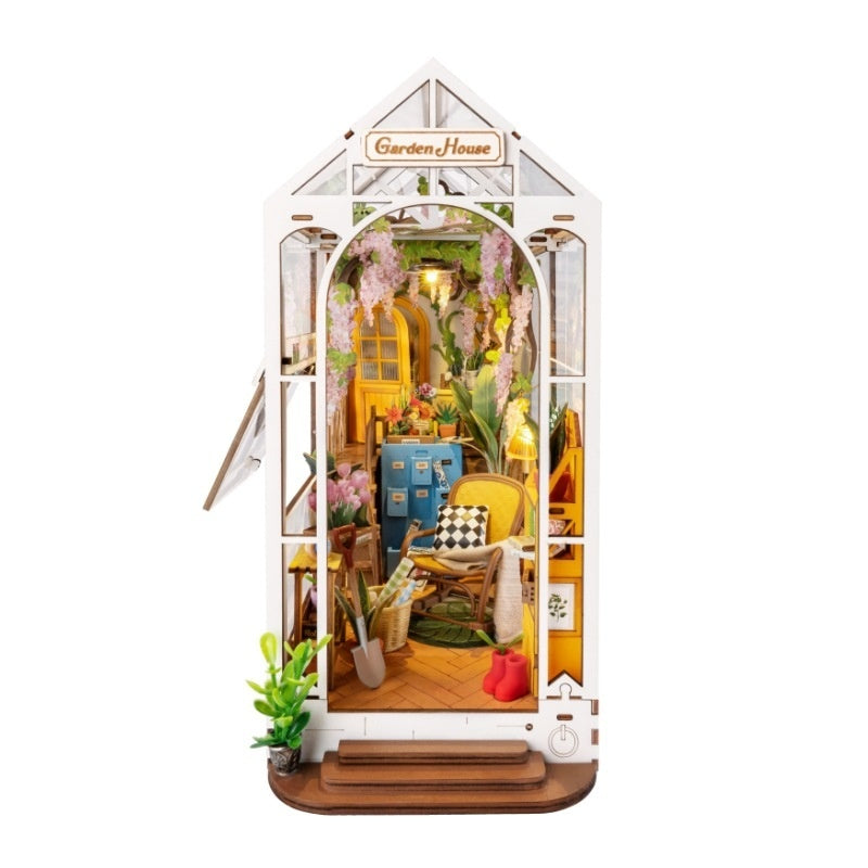 Book Stand Cottage Holiday Greenhouse Creative Desktop Decoration Hand-assembled Gift
