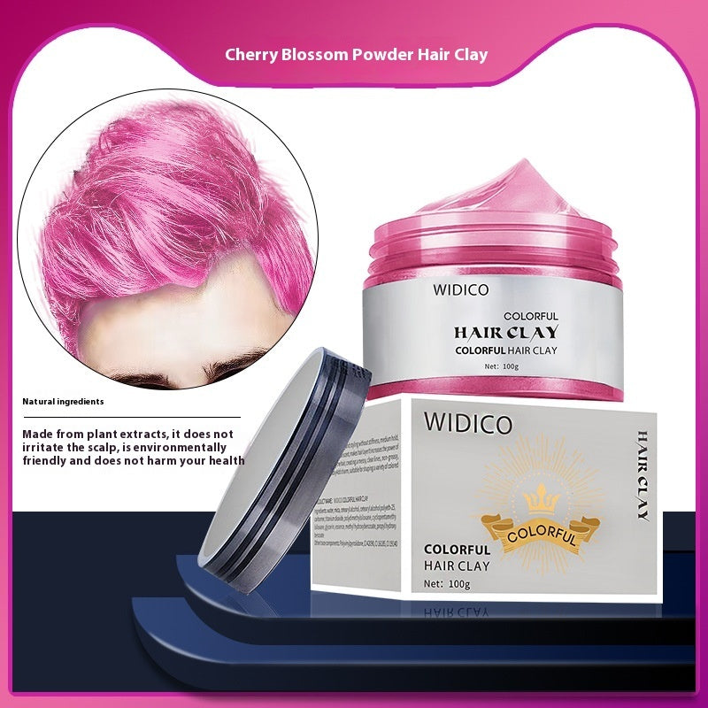 Disposable Color Hair Clay Pomade Shaping Lasting
