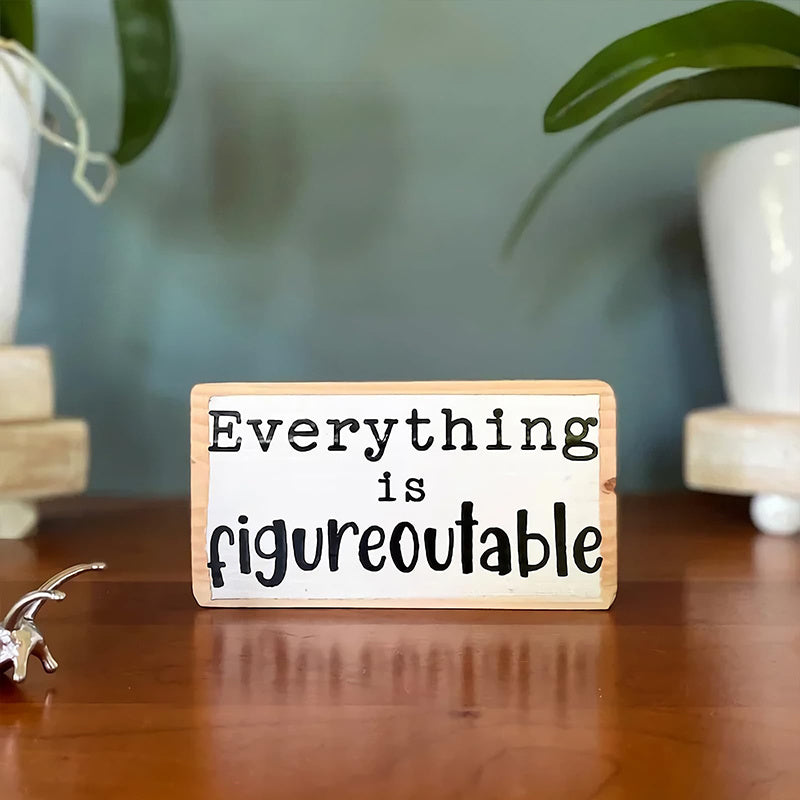 English Letters Desktop Ornaments