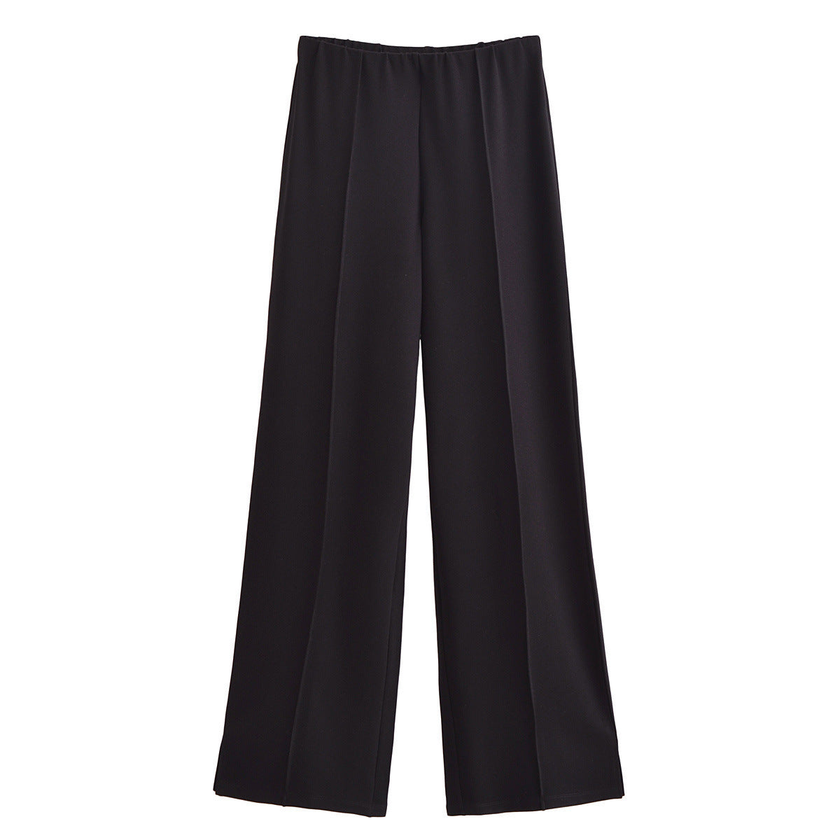 European And American Style Double-sided Cloth Round Neck Top Casual Pants