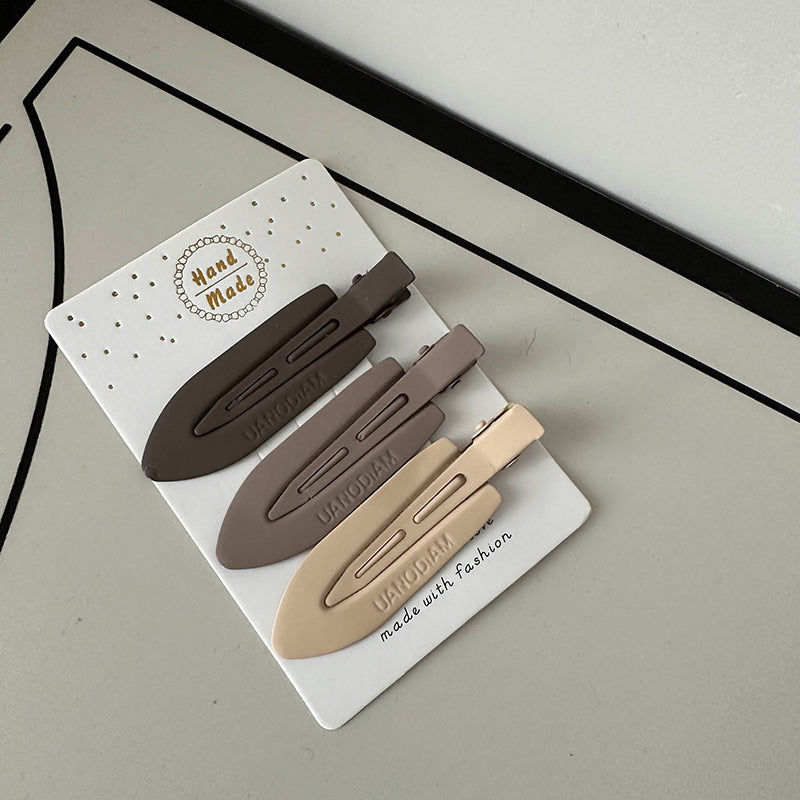 Coffee Color Series Barrettes Combination Retro Temperament