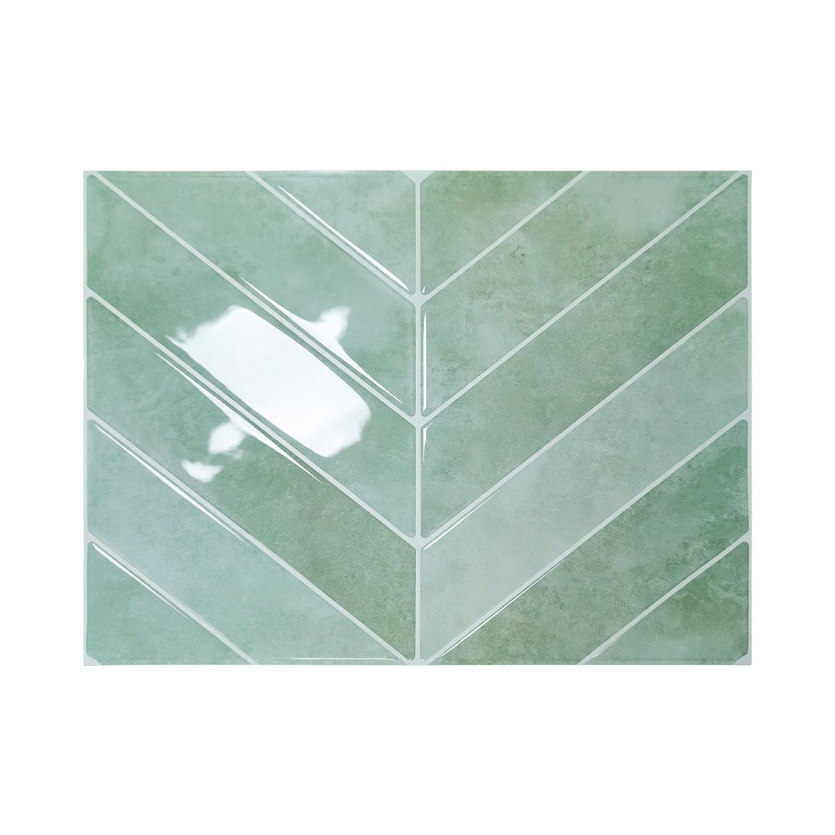 Herringbone Leaves Three-dimensional Self-adhesive Kitchen Antifouling Plastic Dripping Sticker