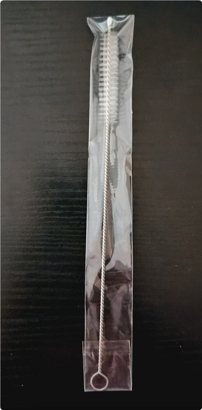 304 Stainless Steel Test Tube Brush Nylon Wool 10 PCs Set Cleaning Brush