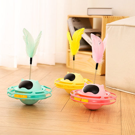 Cat Stick Cat Toy Self-hi To Relieve Boredom Cat Cat Tumbler Turntable Kitten Pet Cat Play Cat Products