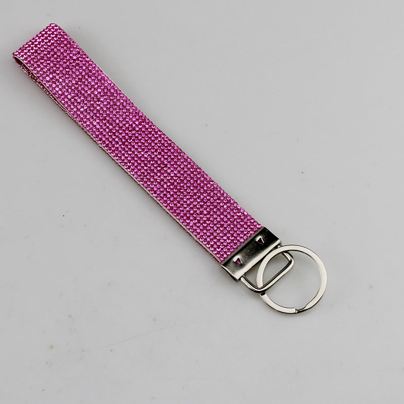 Diamond Background Color Is Sequined Wrist Strap