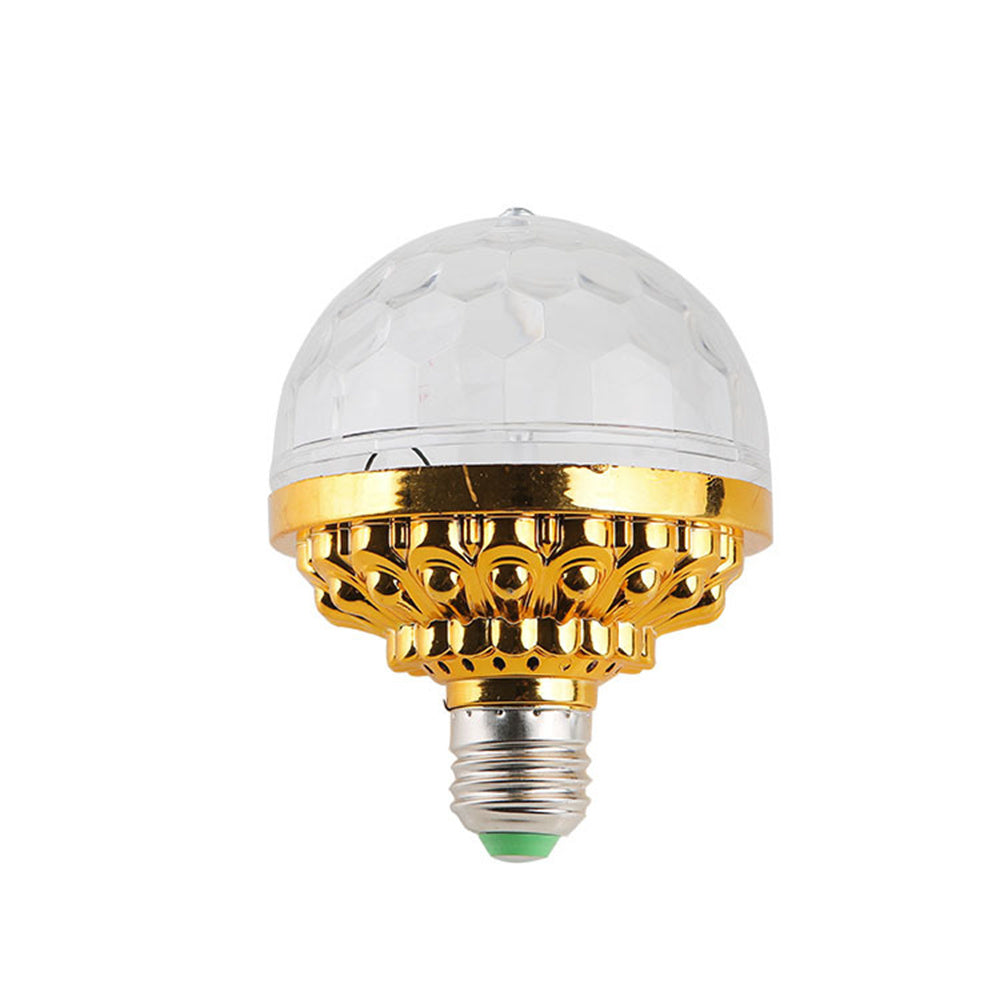 LED Gold Six Beads Colorful Rotating Atmosphere Stage Lights